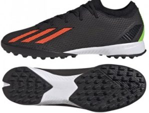 Adidas Speedportal.3 TF GW8487 Χαμηλά Ποδοσφαιρικά Παπούτσια με Σχάρα Core Black / Solar Red / Team Solar Green