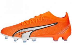 Puma Ultra Match FG/AG 107217-01 Χαμηλά Ποδοσφαιρικά Παπούτσια με Τάπες Πορτοκαλί